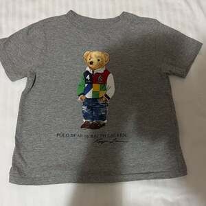 Polo Ralph Lauren Kids Gray Bear Graphic T-Shirt